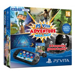Consola PS Vita Slim + Adventure Mega Pack + Tarje