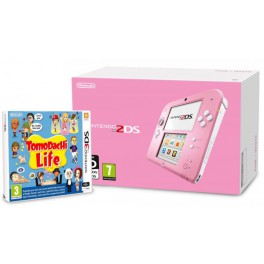 Consola Nintendo 2DS Rosa + Tomodachi Life