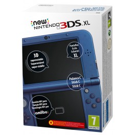 Consola New Nintendo 3DS XL Azul Metálico