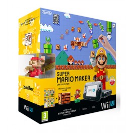 Consola Wii U Premium + Super Mario Maker + Amiibo