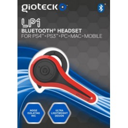 Gioteck Headset Loop BT Rojo PS4 - PS3 - PC