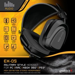 Gioteck EX-05 Military Style Headset (PS3/X360/PC)