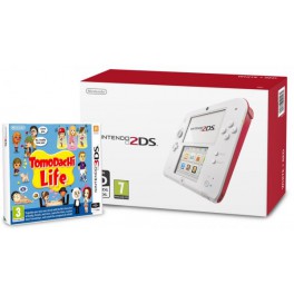 Consola Nintendo 2DS Rojo + Tomodachi Life