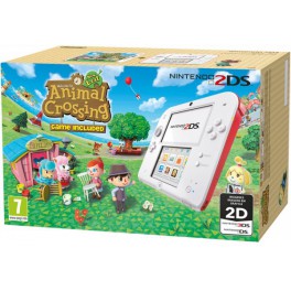 Consola Nintendo 2DS Blanca + Animal Crossing