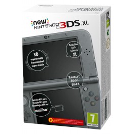 Consola New Nintendo 3DS XL Negro Metálico