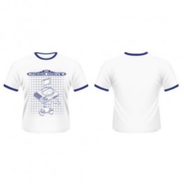 Camiseta SEGA Megadrive: Line Blanca XXL