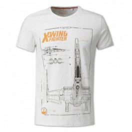 Camiseta Star Wars Ep. VII Planos X-Wing - M