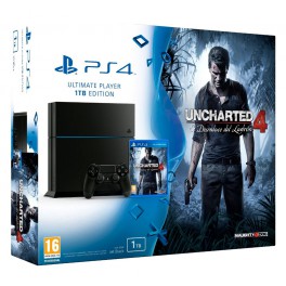 Consola PS4 1TB + Uncharted 4 - PS4