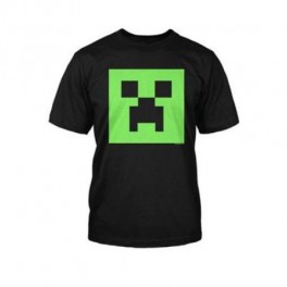 Camiseta Minecraft Creeper Glow In The Dark - XL