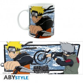 Taza Naruto Shippuden Kakashi y Naruto