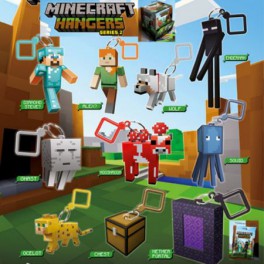 Figura llavero Minecraft Hangers Series 2