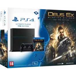 Consola PS4 1TB + Deus Ex Mankind Divided