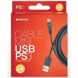Cable Mini USB a USB PS3 Woxter - PS3