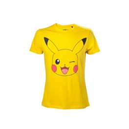 Camiseta Pokémon Pikachu Cara - S