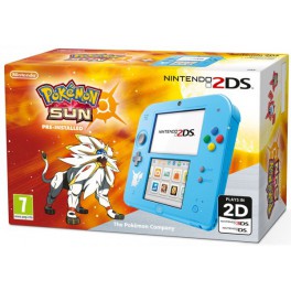 Consola Nintendo 2DS Azul + Pokemon Sol