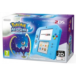 Consola Nintendo 2DS Azul + Pokemon Luna
