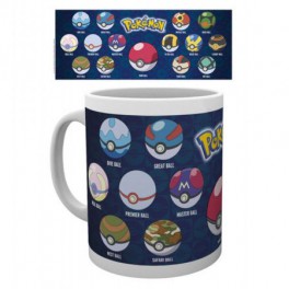 Taza Pokémon Pokeballs