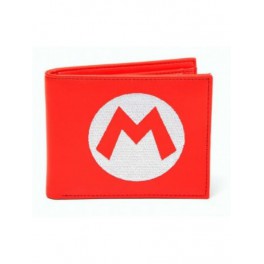 Cartera Nintendo Mario Roja M Logo