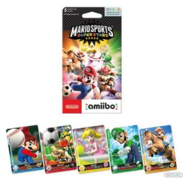 Pack 5 tarjetas Amiibo Mario Sport Super Stars
