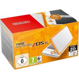 Consola New Nintendo 2DS XL Blanco-Naranja