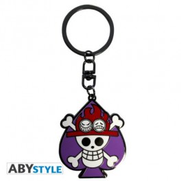 Llavero One Piece Skull Ace