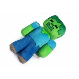 Peluche Minecraft Steve zombi 18cm