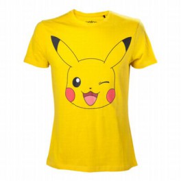 Camiseta Pokémon Pikachu Cara - L