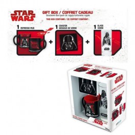 Pack Star Wars Darth Vader Taza + Posavasos + Vaso