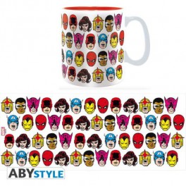 Taza Marvel Superheroe Heads