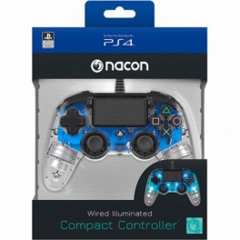 Mando con Cable Nacon Oficial Light Azul - PS4