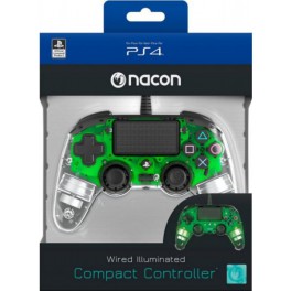 Mando con Cable Nacon Oficial Light Verde - PS4
