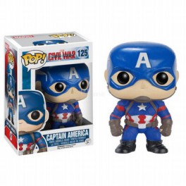 Figura POP C. A. Civil War 125 Captain America