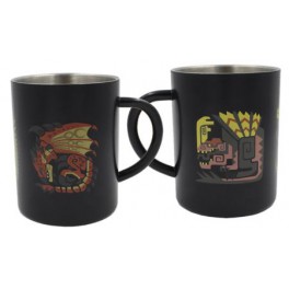 Taza Monster Hunter World Steel Mug