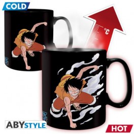 Taza One Piece Luffy & Ace 460ml *Calor*