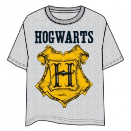 Camiseta Harry Potter Hogwarts Gris - M