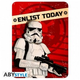 Placa de Metal Star Wars Enlist Today 28x38