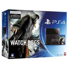 Consola PS4 500GB + Watch Dogs