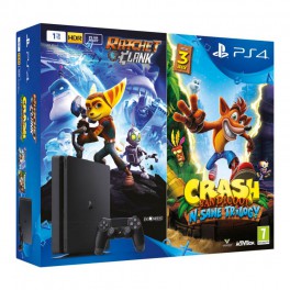 Consola PS4 Slim 500GB + Crash + Ratchet