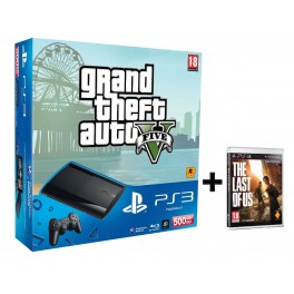 Consola PS3 500GB + GTA 5 + The Last of Us - PS3