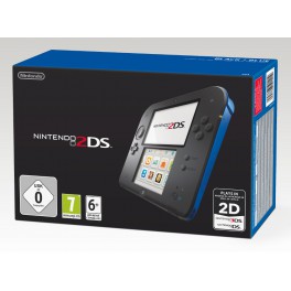 Consola Nintendo 2DS Negra y Azul