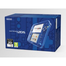 Consola Nintendo 2DS Azul Transparente