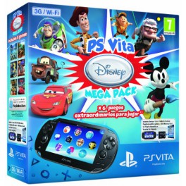 Consola PS Vita 3G Mega Pack Disney + Tarjeta 8GB