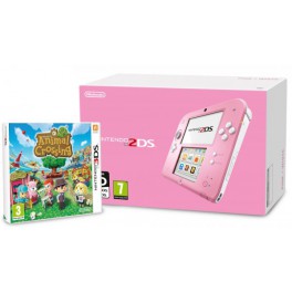 Consola Nintendo 2DS Rosa + Animal Crossing