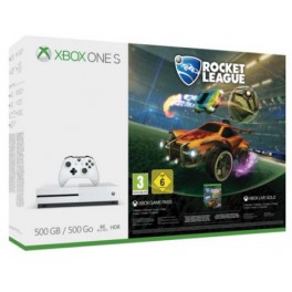Consola Xbox One S 500GB + Rocket League + 3M Live
