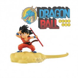 Figura Banpresto Dragon Ball Goku Kinton Rojo 13cm