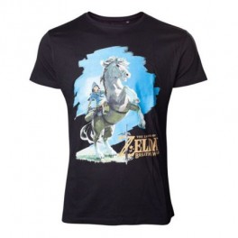 Camiseta Zelda Breath of Wild Link on Horse - L