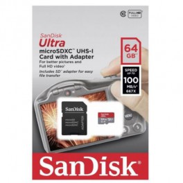 Memoria Micro SDXC SanDisk UHS-I 64GB Memoria Micro SDXC SanDisk UHS-I 64GB