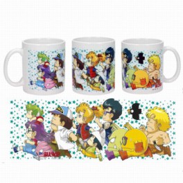 Taza Dr. Slump Personajes corriendo