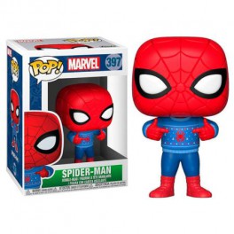 Figura POP Marvel 397 Spider-Man Navidad