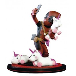 Figura QM Unicornselfie Deadpool Marvel 10cm